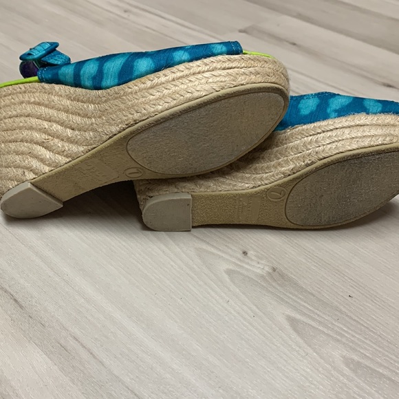 Calypso St. Barth for Target Blue and Green Size 7 Sandals - Picture 12 of 12